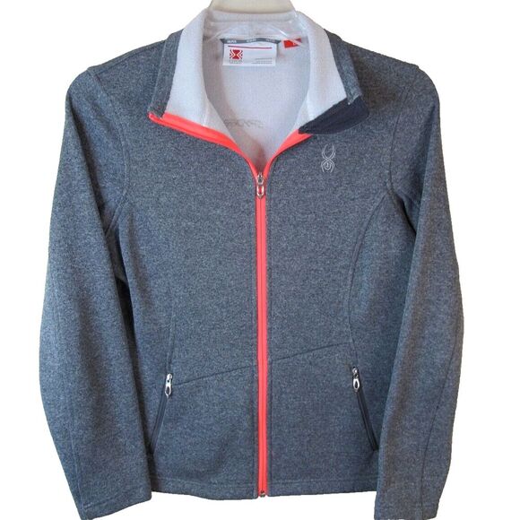Spyder Jackets & Blazers - Spyder Gray Full Zip Core Sweater Jacket‎ Women's Large